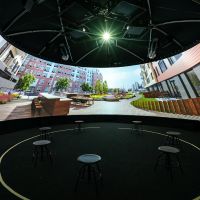 ESCO provide cylinders, domes and cubes of immersive spaces